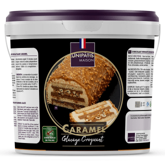 Glaçage croquant caramel façon rocher