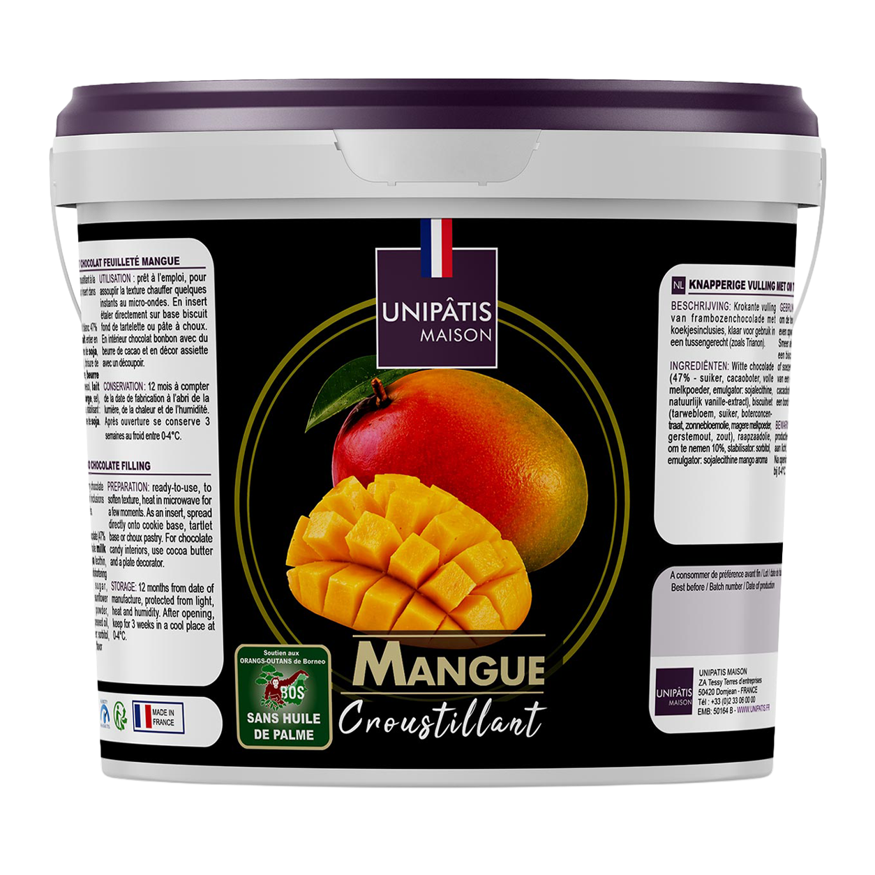 Croustillant Mangue citron vert